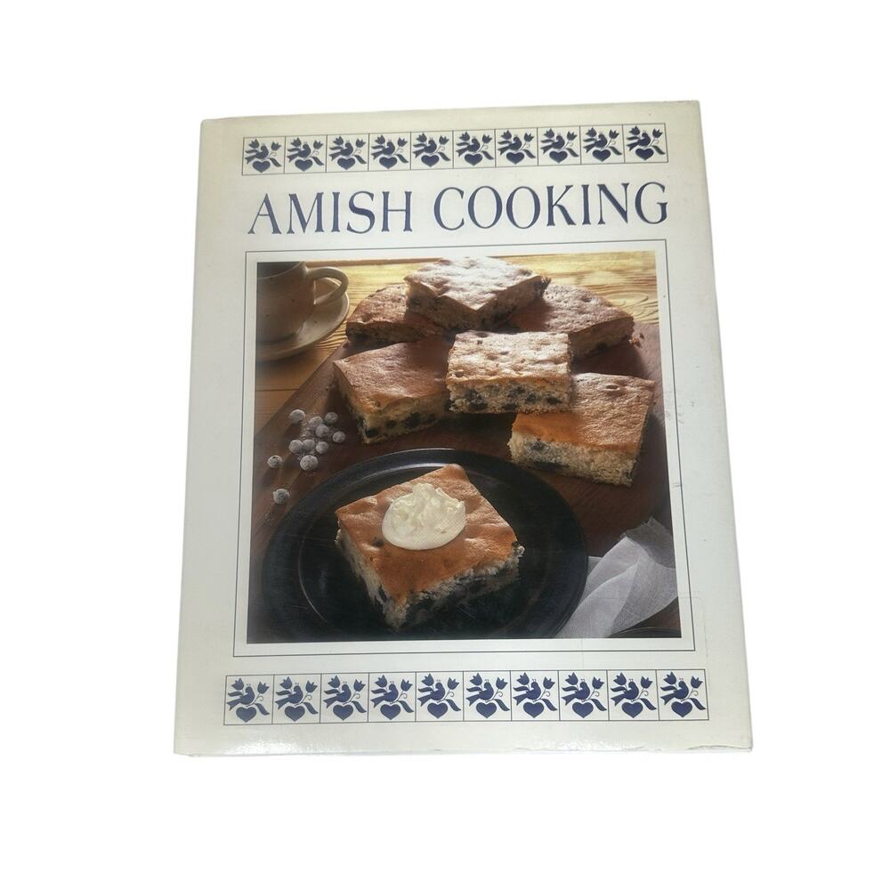 Amish Cooking by Crescent Books Mark Eric Miller Hardcover Cookbook Vintage 1989